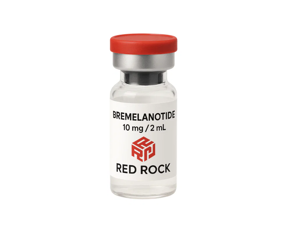 Photo of a vial of Bremelanotide